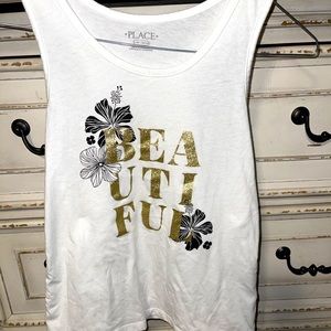 Girls 10/12 childrens place tank top